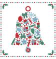 christmas decoration vector image