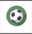 football soccer ball icon vector image vector image