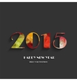 happy new year 2015 creative greeting card design vector image vector image