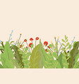 banner flowers summer flower floral design vector image vector image