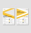 corporate business multipurpose flyer template vector image