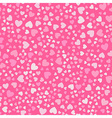 cute little hearts in seamless pattern vector image