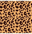 leopard print pattern repeating seamless vector image