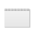 realistic notebook vector image