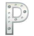 letter p vector image