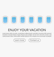 airplane portholes range usable for banner vector image
