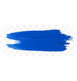 red brush stroke on transparent background paint vector image vector image