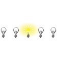 bulb vector image