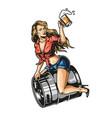 colorful brewing vintage concept vector image