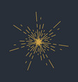 sunburst icon design vector image