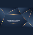 abstract luxurious modern polygonal backgrounds vector image