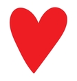 red heart icon vector image