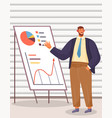 business intelligence data analysis obtaining vector image