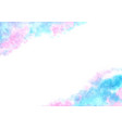 fairy tale cloud sky watercolor background vector image