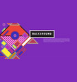 abstract colorful rectangle background for banner vector image vector image