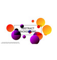 balls shapes vector image vector image