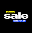 sale banner template design big special offer vector image
