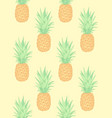 pineapples pattern vector image