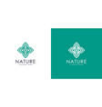 abstract elegant flower logo icon design vector image vector image