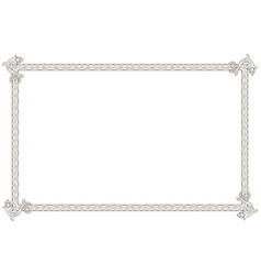 Calligraphic design elements and frames vintage Vector Image