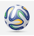 soccer football ball vector image vector image