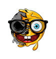 an eyeglasses expression changes vector image vector image