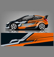 car decal wrap design vector image