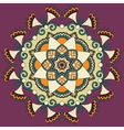 circle lace ornament round ornamental geometric vector image