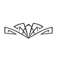 art deco decorative element abstract decorations vector image vector image