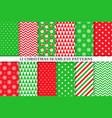 christmas seamless pattern xmas new year vector image