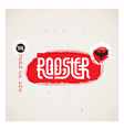 chinese new year 2017 of the rooster vector image