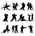 couple dancing vector image