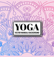 mandala decorative and ornamental design vector image