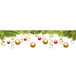 christmas border vector image
