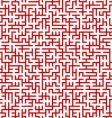 maze pattern vector image vector image