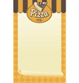 piece of pizza vector image