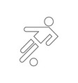 football icon vector image