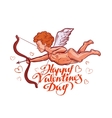 happy valentines day angel or cupid vector image