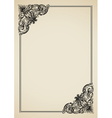 victorian border vector image vector image
