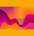 abstract colorful background color flow vector image vector image