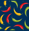 realistic detailed 3d whole hot chili pepper vector image vector image
