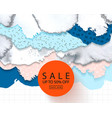 abstract brochure with watercolor texture art vector image