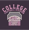 college football division vector image