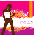fashion women model vector image vector image
