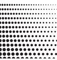 halftone dots on white background vector image