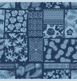 ethnic tribal heritage botanical patchwork vector image vector image