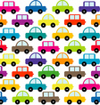 toy cars background vector image vector image
