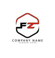 fz logo vector image vector image