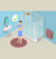 3d isometric flat conceptual vector image