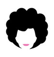 beauty woman hair logo icon design vector image vector image